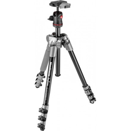 Штатив Manfrotto BeFree Alu Gray Tripod+Ball Head (MKBFRA4D-BH)